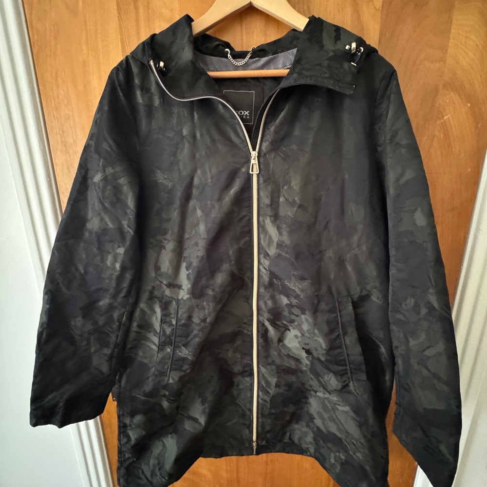 Geox Women's dark green Camouflage Raincoat